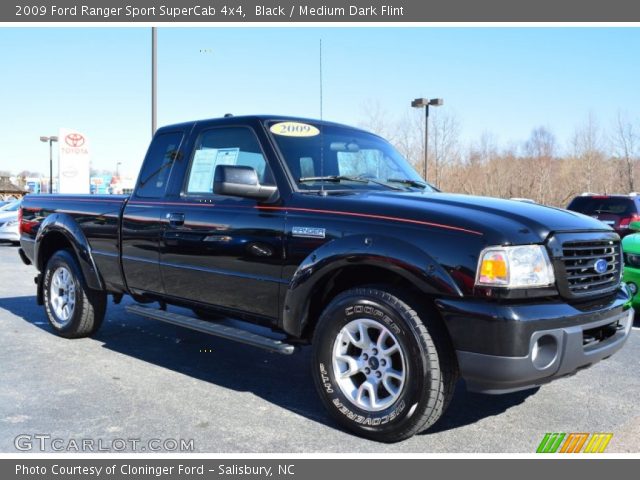 2009 Ford Ranger Sport SuperCab 4x4 in Black