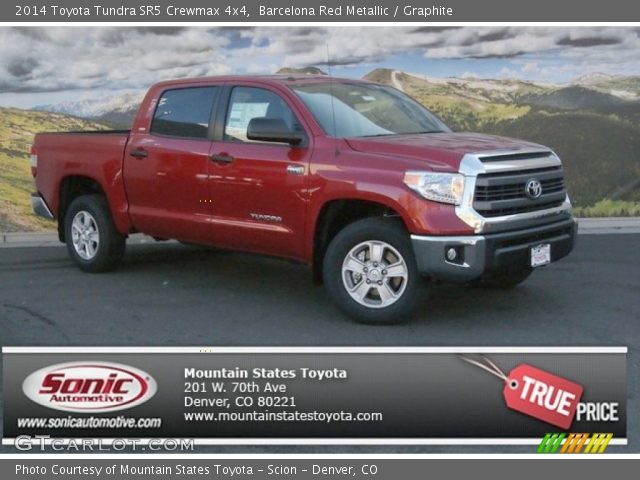 2014 Toyota Tundra SR5 Crewmax 4x4 in Barcelona Red Metallic