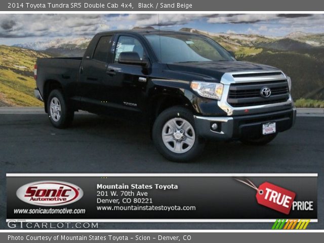 2014 Toyota Tundra SR5 Double Cab 4x4 in Black