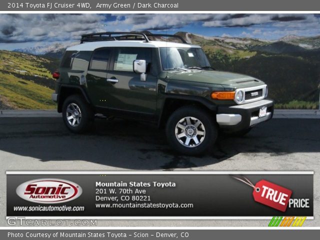 2014 Toyota FJ Cruiser 4WD in Army Green