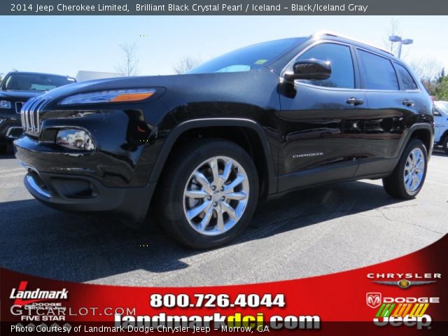 2014 Jeep Cherokee Limited in Brilliant Black Crystal Pearl