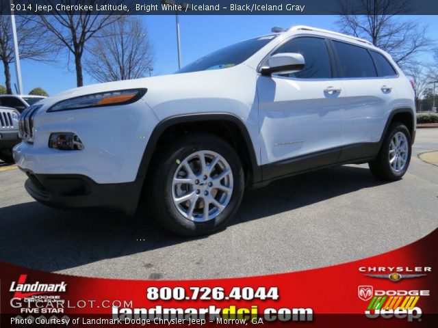 2014 Jeep Cherokee Latitude in Bright White