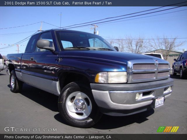 2001 Dodge Ram 1500 SLT Club Cab in Patriot Blue Pearl