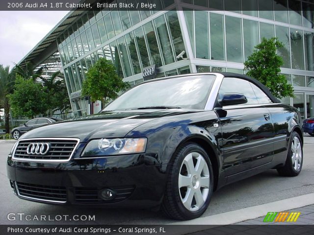 2006 Audi A4 1.8T Cabriolet in Brilliant Black