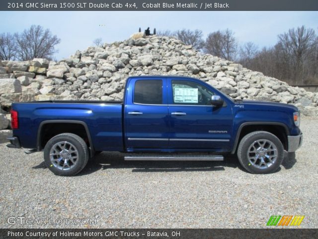 2014 GMC Sierra 1500 SLT Double Cab 4x4 in Cobalt Blue Metallic