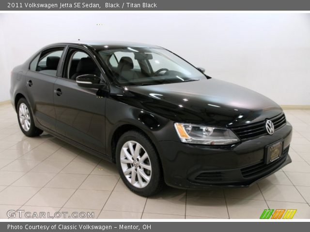 2011 Volkswagen Jetta SE Sedan in Black