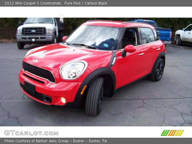 2012 Mini Cooper S Countryman in Pure Red
