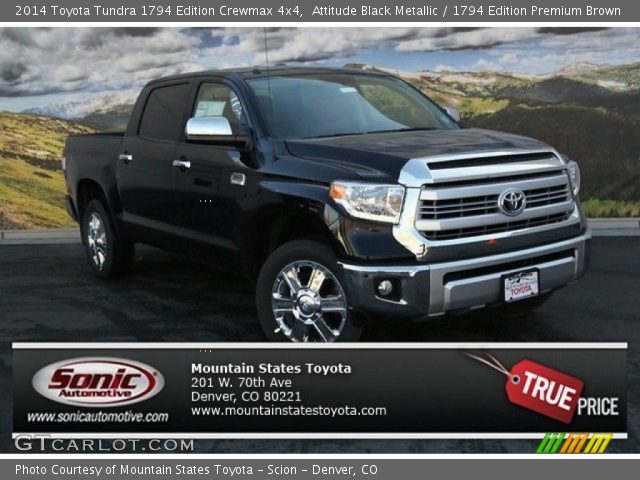 2014 Toyota Tundra 1794 Edition Crewmax 4x4 in Attitude Black Metallic