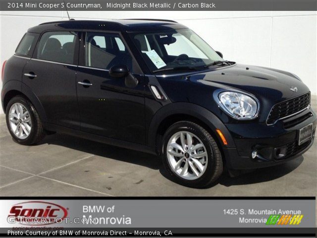 2014 Mini Cooper S Countryman in Midnight Black Metallic