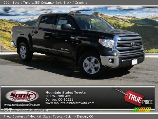 2014 Toyota Tundra SR5 Crewmax 4x4 in Black