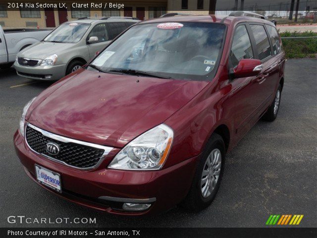 2014 Kia Sedona LX in Claret Red