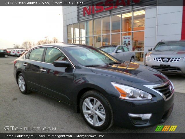 2014 Nissan Altima 2.5 SV in Storm Blue