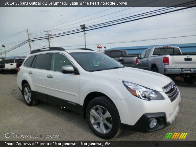 2014 Subaru Outback 2.5i Limited in Satin White Pearl