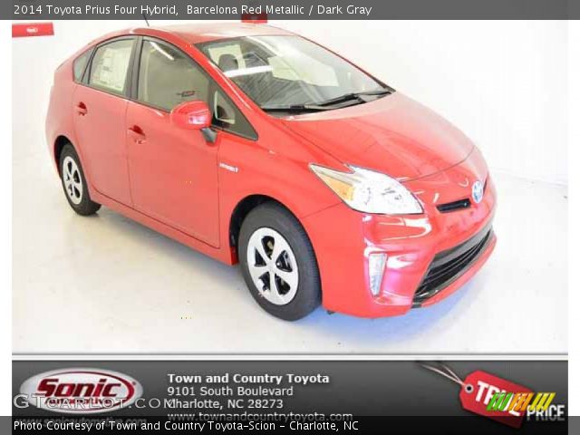2014 Toyota Prius Four Hybrid in Barcelona Red Metallic
