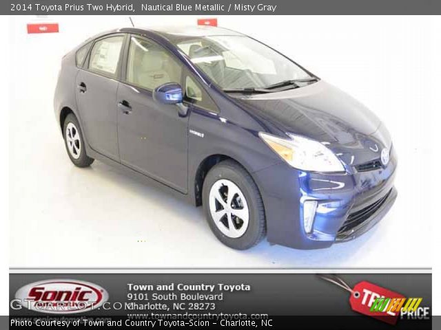 2014 Toyota Prius Two Hybrid in Nautical Blue Metallic