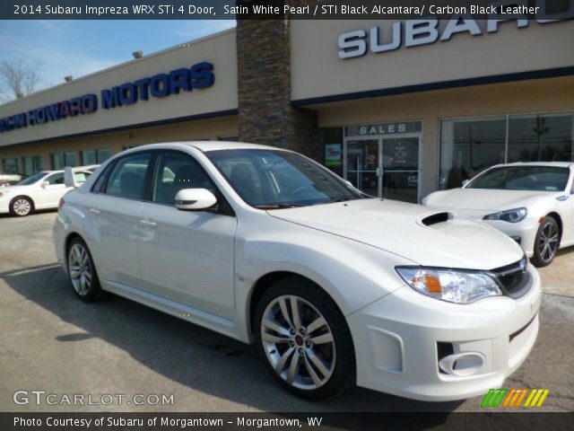 2014 Subaru Impreza WRX STi 4 Door in Satin White Pearl