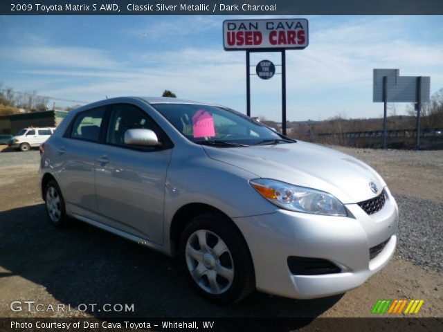 2009 Toyota Matrix S AWD in Classic Silver Metallic