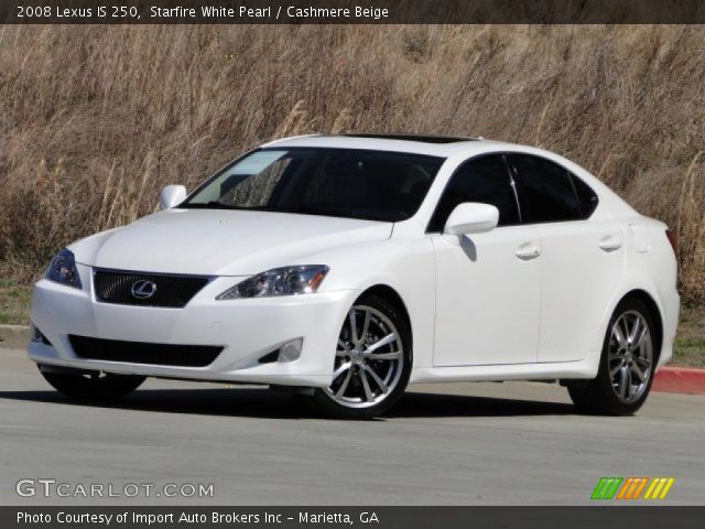 2008 Lexus IS 250 in Starfire White Pearl