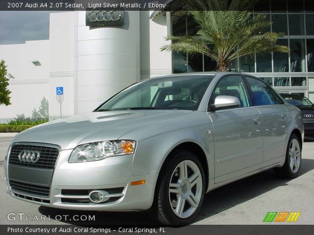 2007 Audi A4 2.0T Sedan in Light Silver Metallic