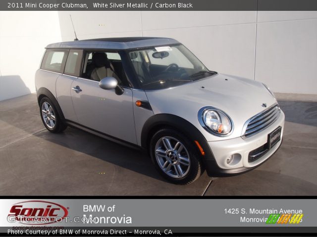 2011 Mini Cooper Clubman in White Silver Metallic