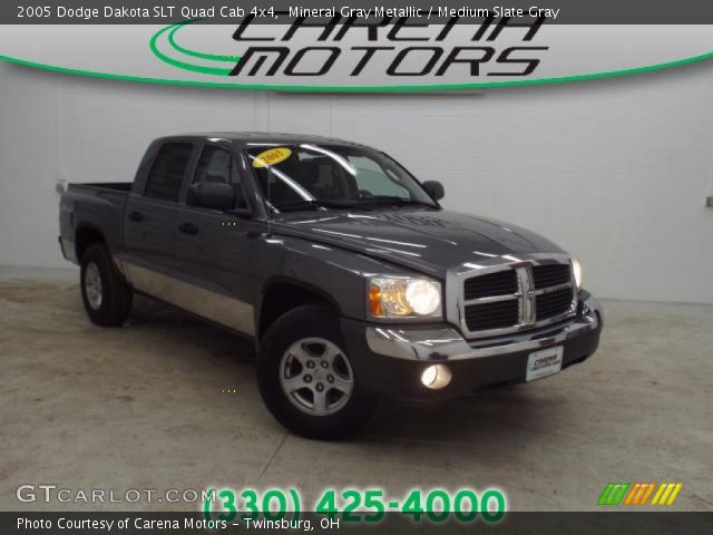 2005 Dodge Dakota SLT Quad Cab 4x4 in Mineral Gray Metallic