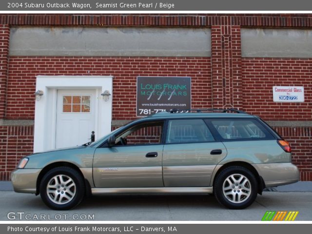2004 Subaru Outback Wagon in Seamist Green Pearl