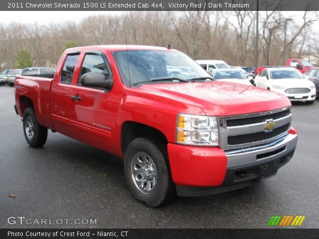 2011 Chevrolet Silverado 1500 LS Extended Cab 4x4 in Victory Red