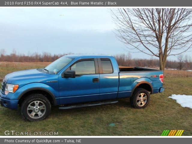 2010 Ford F150 FX4 SuperCab 4x4 in Blue Flame Metallic