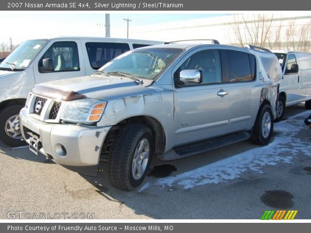 2007 Nissan Armada SE 4x4 in Silver Lightning
