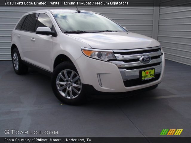 2013 Ford Edge Limited in White Platinum Tri-Coat