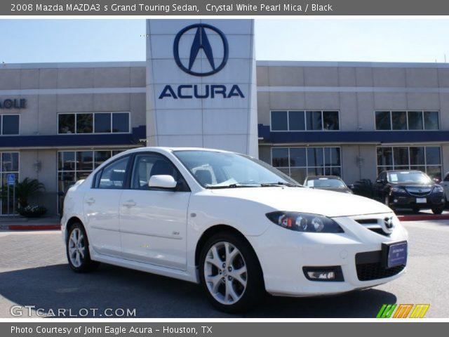 2008 Mazda MAZDA3 s Grand Touring Sedan in Crystal White Pearl Mica