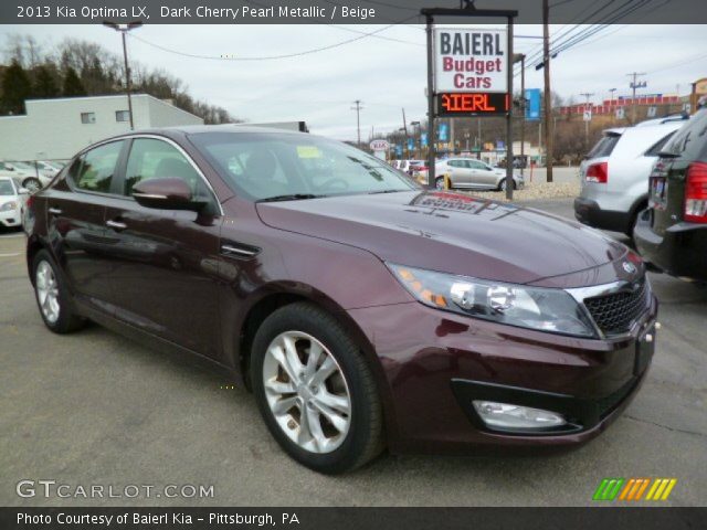 2013 Kia Optima LX in Dark Cherry Pearl Metallic