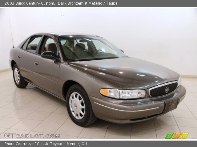 2003 Buick Century Custom in Dark Bronzemist Metallic