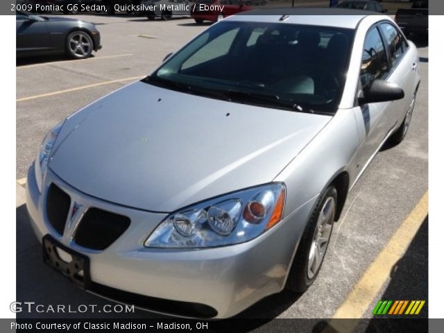 2009 Pontiac G6 Sedan in Quicksilver Metallic