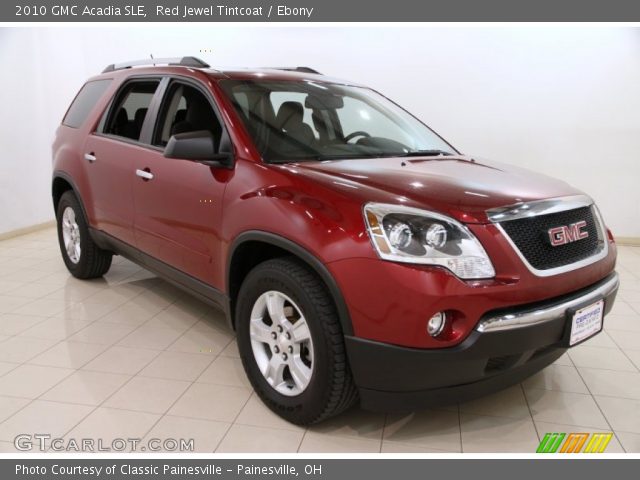 2010 GMC Acadia SLE in Red Jewel Tintcoat