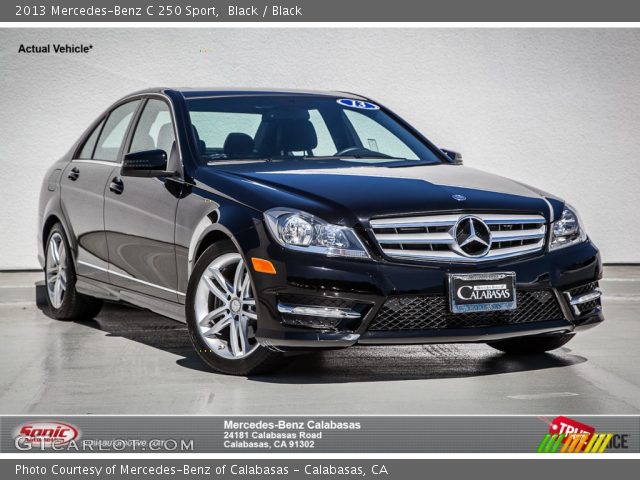 2013 Mercedes-Benz C 250 Sport in Black