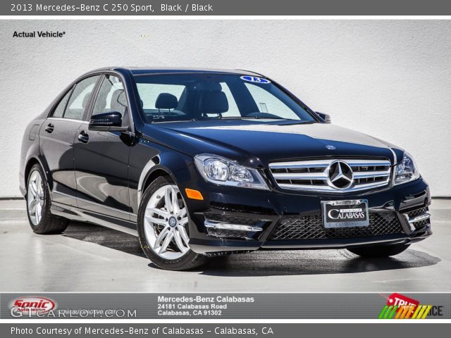 2013 Mercedes-Benz C 250 Sport in Black
