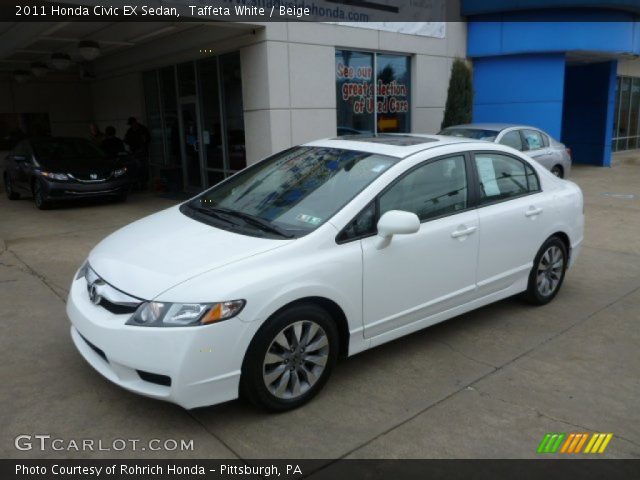 2011 Honda Civic EX Sedan in Taffeta White