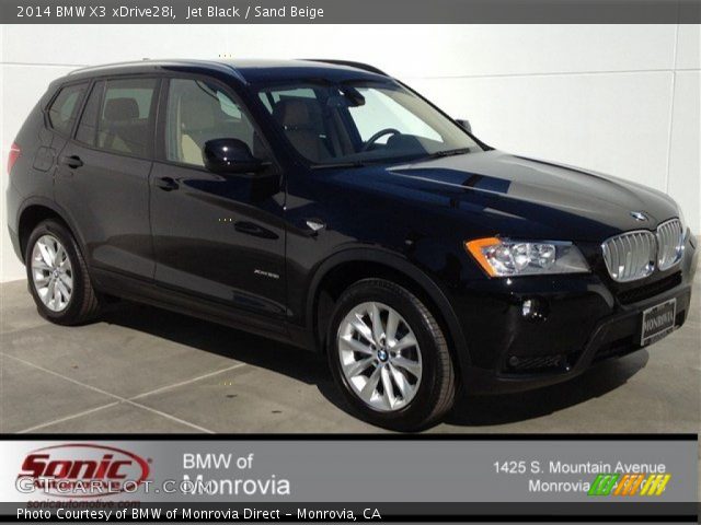 2014 BMW X3 xDrive28i in Jet Black