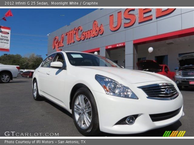 2012 Infiniti G 25 Sedan in Moonlight White