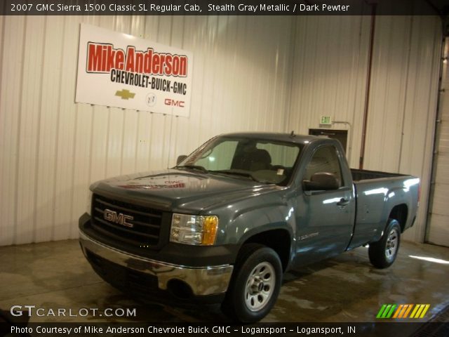 2007 GMC Sierra 1500 Classic SL Regular Cab in Stealth Gray Metallic