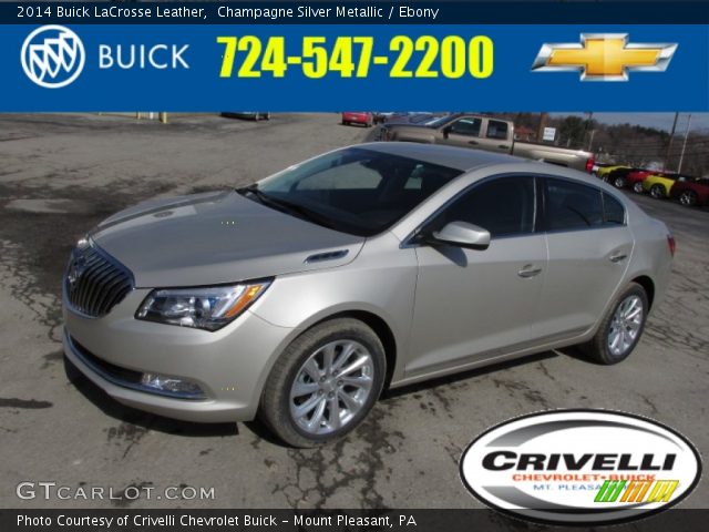 2014 Buick LaCrosse Leather in Champagne Silver Metallic