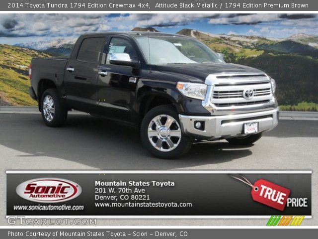 2014 Toyota Tundra 1794 Edition Crewmax 4x4 in Attitude Black Metallic