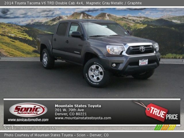 2014 Toyota Tacoma V6 TRD Double Cab 4x4 in Magnetic Gray Metallic