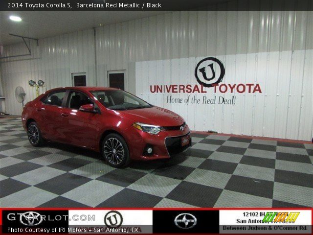 2014 Toyota Corolla S in Barcelona Red Metallic