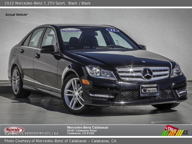 2013 Mercedes-Benz C 250 Sport in Black