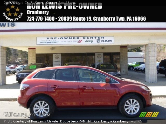 2010 Mazda CX-7 i Sport in Copper Red