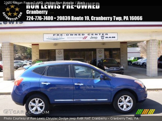 2011 Nissan Rogue S AWD in Indigo Blue Metallic