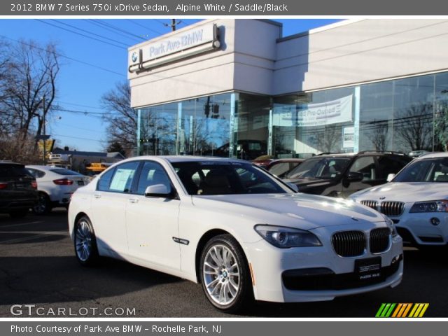 2012 BMW 7 Series 750i xDrive Sedan in Alpine White