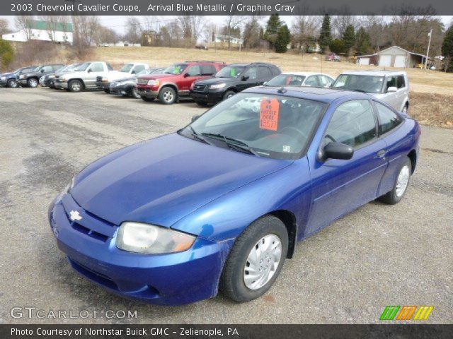 2003 Chevrolet Cavalier Coupe in Arrival Blue Metallic